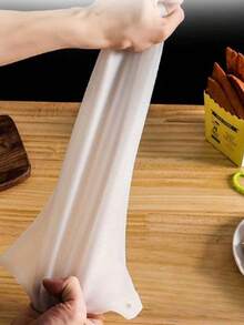 1pc Silicone Large Capacity Non-Stick Kneading Bag For Home Use - White Large - View 7