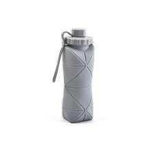 Creative Silicone Folding Water Cup Outdoor Portable And Scalable Water Cup Sports Water Bottle Travel Water Cup Handy Cup - 灰色 - 查看 11