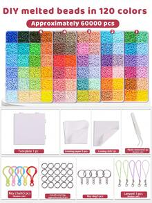 2.6mm Beading Kit With Multi-Color Beads, Tools And Beading Board, Ideal DIY Personalized Accessory Gift For Family And Friends - Multicolor - View 11