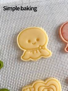 A Cute Japanese-Style Cookie Cutter, With Patterns Of Sunny Dolls, Snails And Umbrellas, And A Kitchen-Themed Cookie Mold For Family Baking. - View 12