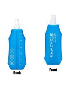 Running Vest With 500ml Soft Flask, Camel Hydration Backpack Hydration Vest With Water Bottle, Running Vest For Men & Women, Running Backpack, Adjustable - Grey - View 2