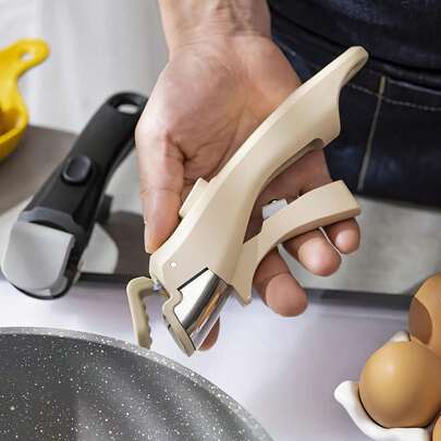 1pc Detachable Pot Handle, Universal For Various Pans And Pots, Heat-Resistant And Easy To Install, Ergonomic Design For Cooking, Suitable For Home Kitchen, Outdoor Cooking, Camping And Frying