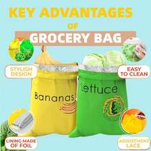 1pc Yellow Banana Freshness Preservation Bag, Fruit & Vegetable Freshness Bag, Anti-Ripening, Lightweight And Portable - Multicolor - View 6
