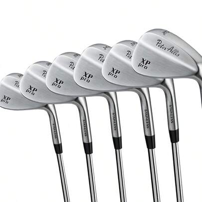 Golf Sand Trap Digger, Stainless Steel Shaft, High Torque Design, Precise Swing For Sand Shots And Chip Shots, Loft Angle Options: 50°, 52°, 54°, 58°, 60°, Comfortable Grip