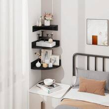 1pc/3pcs Black Corner Wall Hanging Rack, Hanging Planter Holder Storage Shelf, Space-Saving Storage Rack, Modern Minimalist Home Decor, Nordic Style Green Plant Display Rack Set Suitable For Farmhouse, Living Room, Bedroom, Bathroom, Kitchen, Apartment, Studio, Entryway, Corner Decor Storage Shelf - Multicolor - View 18