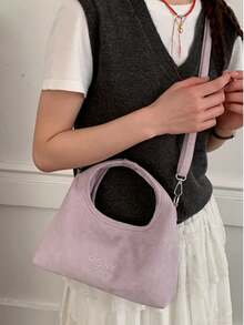 Women Top Handle Bags - Purple - View 3