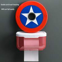 No Drill Waterproof Toilet Paper Holder, Tissue Paper Dispenser, Toilet Paper Storage Rack - Multicolor - View 6