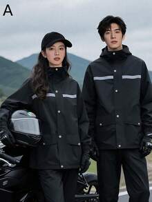 时尚雨衣，男女通用雨衣，耐磨雨衣，全身雨衣套装，雨衣雨裤套装，耐磨雨衣，防水防风雨衣，男女通用雨衣，雨披，耐磨防暴雨衣，多功能雨衣，适合户外活动，如骑行、旅行、登山、露营、徒步、骑马、钓鱼等。 - 套裝 - 查看 17
