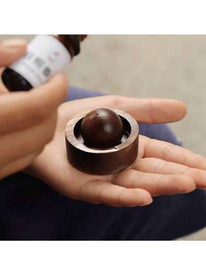 Máy khuếch tán tinh dầu bằng gỗ xoay được - Hình tròn, chống cháy, thích hợp làm quà tặng thơm mát, phù hợp cho nội thất xe hơi và phòng ngủ, thích hợp cho Lễ Phục Sinh, Lễ Tạ Ơn và các ngày lễ, phụ kiện tạo hương thơm trang nhã cho gia đình, máy làm thơm không khí cho xe hơi | Máy khuếch tán bằng gỗ thanh lịch | Thiết kế xoay được, máy làm thơm không khí cho xe hơi, không cần pin