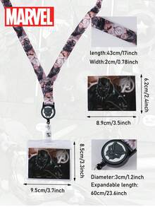Monogram 1PC Marvel Officially Licensed Lanyard ID Card Holder – Avengers Thor Iron Man  Punisher Red Waterproof & Durable Collectible Gift For Valentine's Day New Year & Birthday Perfect For Friends And Family - 1 Pc - View 16