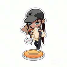 1PC Q Version Animal Hood Anime Character Acrylic Stand, Cute Cartoon Figure Desktop Display, Transparent Tabletop Ornament, Collectible Decoration, Lovely Gift For Anime Enthusiasts - Multicolor - View 19