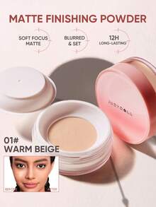 JUDYDOLL哑光定妆粉，控油持久哑光粉 - 01WARM BEIGE - 查看 1