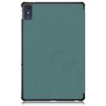 PU Leather Hard PC Protective Case, Compatible With Lenovo Tab P12 (12.7-Inch) 2023 Edition / IdeaTab Pro 12.7-Inch 2025 Edition / Tab M8 4th Gen (8-Inch MTK Processor) / Tab M9 / Tab K11 Plus 11.45-Inch / Tab P11 2nd Gen 11.5-Inch Smart Cover With Auto Sleep/Wake Mode - Army Green - View 9