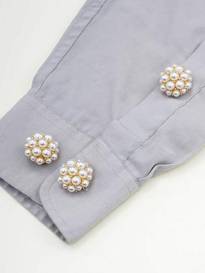 1/2/4 piezas Tapas de botón de metal con flor de cristal de 23mm para mujeres, tapas de botón de cristal, tapas de botón a presión desmontables, botones de moda de cristal para ropa, vestidos, trajes, camisas, accesorios, incluye alicates, color plomo