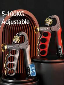 Adjustable Mechanical Counter Grip Strength Trainer, Finger Exerciser, Gym Training Equipment, Muscle Exercise, Suitable For Indoor Sports, Hand Strength Training, Strength Training, Fitness Equipment, Office Exercise - Multicolor - View 3