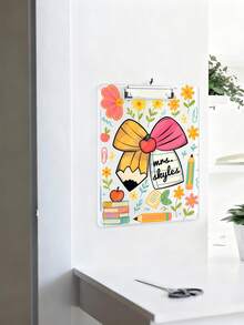 Personalized Teacher Appreciation Gift, Custom Pencil Floral Teacher Clipboard, End Of Year Gift, Back To School Teacher School Supplies, Custom Name Teacher Clipboard: Personalized Teacher Appreciation Gifts, - Multicolor - View 16