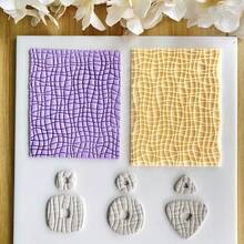 Basic Shape Polymer Clay Mold, Pottery Tools, Striped Line Shaped Soft Clay Earring Making Mold, Art Earring Making Tools, Suitable For DIY Art Clay Earring Creation - Multicolor - View 5