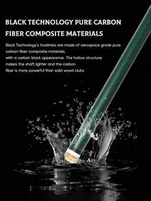 okhealing Professional Carbon Fiber Shaft 12.5mm Tip Pro Taper Shaft 3*8-8/Radial Joint 737mm/29inch Single Shaft, Green - Green - View 8