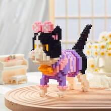 2026 New Animal Building Blocks Cat Unisex Series Assembly Toy, High Difficulty Adult Puzzle, Living Room Decor, Gift For Friends And Family - Multicolor - View 5