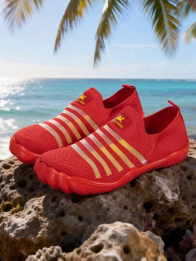 2026新款女士夏季沙滩涉水鞋水上运动速干赤脚水鞋，适合海滩度假、露营、派对、游泳、冲浪、漂流、健身、瑜伽、健身房锻炼。