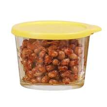 2个玻璃碗密封罐，食品保鲜盒，冰箱泡菜/米饭盒，迷你泡菜容器 - 彩色 - 查看 4