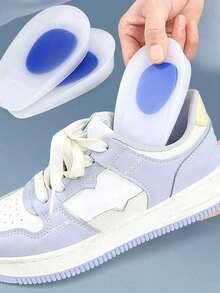 1双凝胶鞋跟垫，硅胶材质，适用于足底筋膜炎、足跟痛、骨刺痛和跟腱疼痛的治疗，并提供减震支撑。可作鞋架使用，方便收纳，适合户外、花园、旅行、海滩等场合。也适合毕业季、毕业典礼、毕业典礼、毕业礼物、毕业赠礼、毕业礼物、毕业派对等场合。 - 多色 - 查看 10