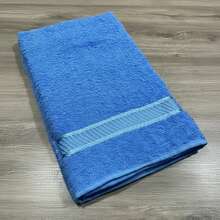 Premium 100% Cotton Full Bath Towel Set – Maximum Softness And Absorbency BEAUTTY HOME - BLUE - View 1