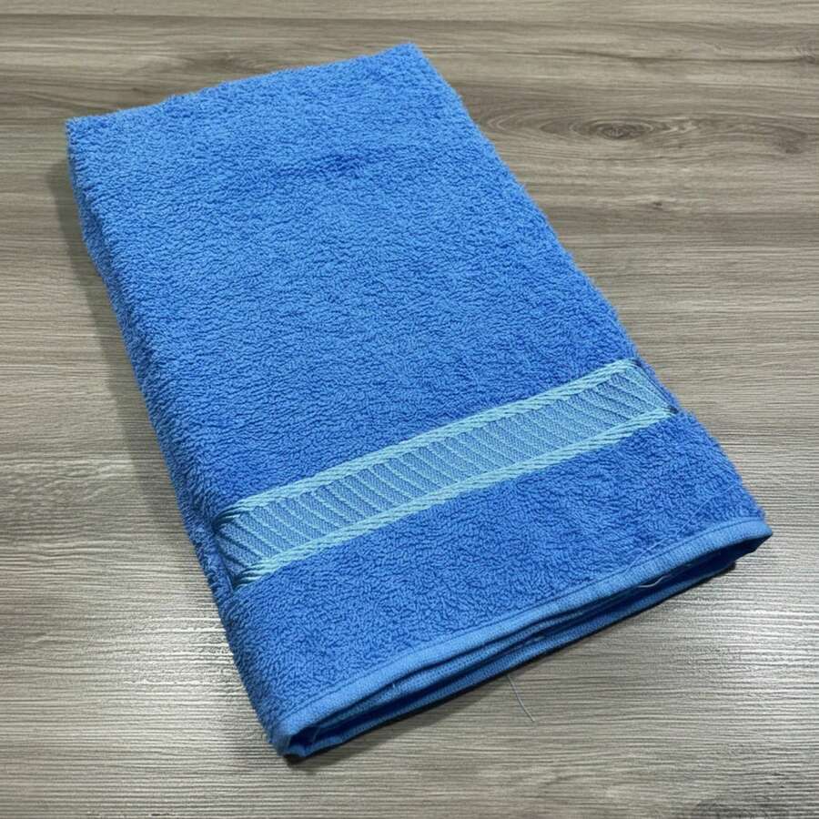 Premium 100% Cotton Full Bath Towel Set – Maximum Softness And Absorbency BEAUTTY HOME - BLUE - View 1