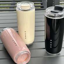 420ml Smeg Coffee Mug Stainless Steel Travel Water Bottle Insulated Cup Tumbler Cup Best Friend Gifts 4 Colors - 黑色 - 查看 3