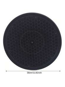 Plaster Sculpting Turntable For Clay Art, 30CM Plastic 360-Degree Sculpting Tool - Black - View 7