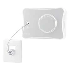 Retractable Invisible Clothesline, Indoor/Balcony Steel Wire Drying Rope, Bathroom Retractable Clothesline, Wall-Mounted Retractable Clothesline - Multicolor - View 13