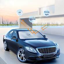 1pc Car Sunshade, Windshield Sunshade | Heat Insulation, Universally Applicable, Roll-Up Closure - Multicolor - View 6