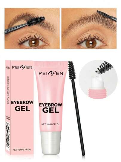 Gel fijador de cejas incoloro - Cosmético resistente al agua y al sudor para fijar las cejas, para uso en salón y en casa