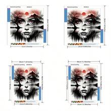 5D钻石画套装 - 全圆钻，人像风景图案，亚克力工艺套装，无框创意钻石画套装，家居装饰 - 圓鑽 - 查看 7