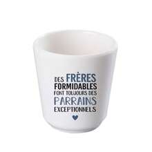 1 Melamine Water Cup, Capacity About 210ML, Printed Water Cup, Printed Ceramic Cup, Printed Tea Cup,Thanks Best Idea Gifts - White - View 13