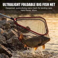 Fishing Net Head For Carp Fishing Deep Quick Dry Mesh Ultra Light Hard Structure - Multicolor - View 8