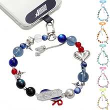 Alien Stage Rabbit Series Blind Box Phone Wrist Strap, Anime ALNST Mysterious Beaded Bracelet Pendant - Multicolor - View 2
