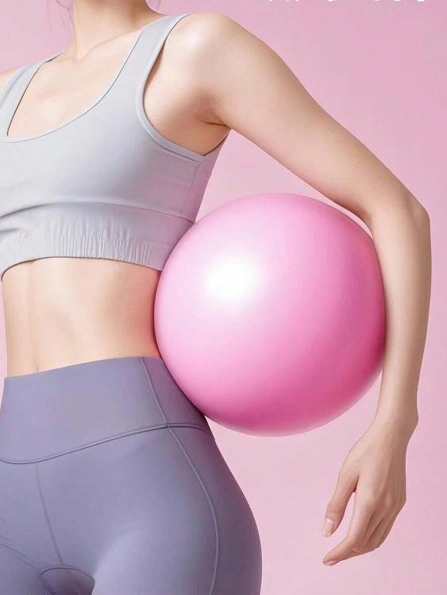 1个普拉提小球，盆底肌训练健身球，产后恢复瑜伽背部滚动核心肌群训练瑜伽球 - 彩色 - 查看 1