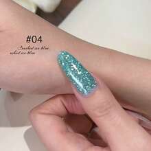MIANEL 12ml Icy Blue Glitter Gel Nail Polish, 2026 New Arrival Super Shiny Nail Polish In Blue, White, Green, Red Colors, UV Gel Nail Polish Suitable For Spring, Valentine's Day, Professional Salon Use - Multicolor - View 8