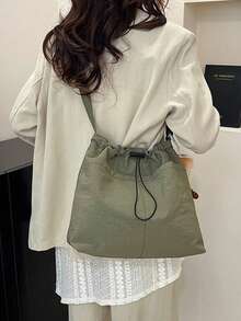 2026新款时尚女包，单肩斜挎手提包小方包双肩包，休闲通勤学生轻便耐用高端小众设计包 - 彩色 - 查看 4