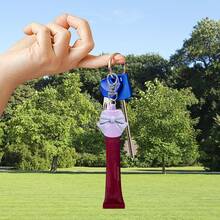 1pc Lip Gloss Keychain, Lip Balm Keychain With Portable Silicone Cap, Lip Gloss Keychain, Suitable For Wallet, Keys, Backpack And Fashion Accessories - View 5