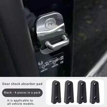 4pcs Universal Car Door Shock Absorbing Pads | Silicone Car Door Lock Protector Mats, Anti-Collision Noise Reduction, Fit For All Vehicle Models - One Size - View 11