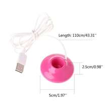 humidificador portátil de iones negativos, purificador de aire USB para coche, difusor de Aroma de para el hogar, 1 Juego UDY8 - 1 juego rosa - Ver 2