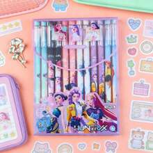 12支/盒 卡通猎巫队星形可擦中性笔，热敏可擦笔，学生用 - 彩色 - 查看 6