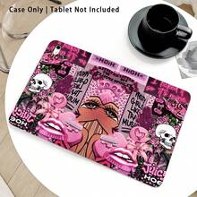 1pc Flip Cover Tablet Desk Protective Case With Pen Slot, Compatible With Honor Pad 8/9/10, Honor GT 11.5inch/X7/X8A/X8/X9/X8Pro/X9Pro/V9/V8 Pro, MatePad SE 11inch/MatePad 11inch/11.5inch, MatePad Pro, Apple 10th Gen/ 11 2025 (A16), A9/A9+/A11/S11/S10 FE+, Auto Sleep/Wake Function, Suitable For Back To School, Valentine's Day, Holiday Gifts - Multicolor - View 5