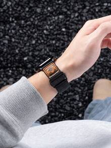 1条透气尼龙表带，带表扣，适用于 42mm、44mm、45mm、46mm、49mm，耐用运动智能手表替换表带，兼容Ultra2、Ultra SE2、SE 11、10、9、8、7、6、5、4、3、2、1系列 - 常規款 - 查看 3