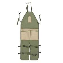 Tablier avec protection des jambes étendue - Version en tissu Oxford résistante aux salissures et durable - Tablier de jardinage extérieur pour le rangement des outils - Préféré des jardiniers professionnels, des utilisateurs domestiques et des passionnés de jardinage - Sans fil - Voir 12