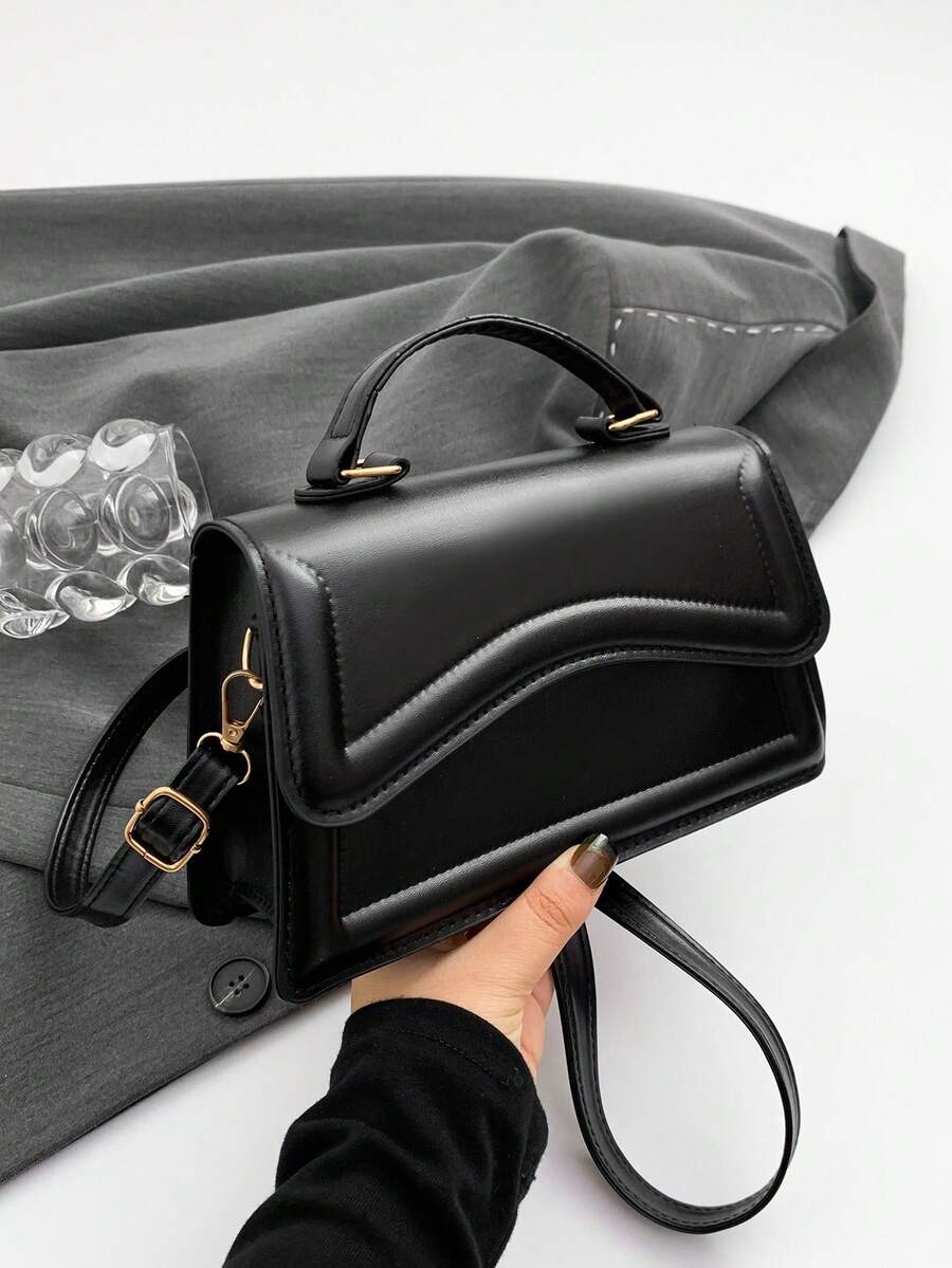 Minimalist Stylish Casual Handbag, New Retro Fashion Underarm Bag, Solid Color Shoulder Bag For Commuting