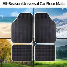 Universal Car Floor Mat Set Of 4 - Waterproof, Anti - Slip & Easy To Clean After Receiving It, Place It In A Ventilated Area For 1 - 2 Days, And The Odor Will Dissipate.Christmas Gift - Multicolor - View 13