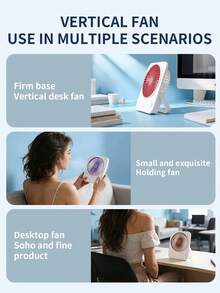 AOYI 1pc Battery Operated Portable Tabletop Fan, Single Speed Adjustment, Minimalist Design For Indoor & Outdoor Use,Outdoor,Garden,Travel Essentials,Portable Essentials,Beach Essentials,Graduation Season,Commencement,Graduation Ceremony,Graduation Gift,Graduation Present,Graduation Gift,Graduation Present,Congrats Grad,Congratulations Graduate,Valedictorian,Finish School,Graduation Party,Outdoor Essentials,Travel Portable,Hiking Essentials,Camping Essentials,Portable Tools,Summer Essentails,Summer Portable - Multicolor - View 10